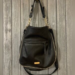 Gently used Jessica Simpson Camille Studded Hobo Bag Black